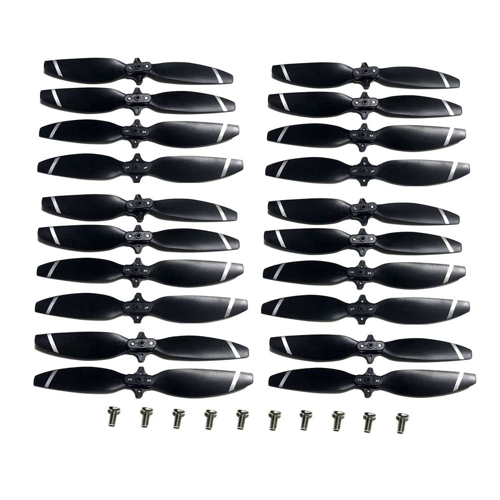 ABZEKH Drone Accessories for L900Pro RC Drone L900 Pro GPS for Quadcopter Accessories Brushless Motor Propellers Guard for Blades Maple Leaf Spare Parts(20pcs Blades)