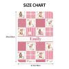 Personalized Baby Car Seat Canopy for Babies with Name, Custom Car Seat Covers for Girls, Animals Pink Nursing Breastfeeding Stroller Cover Infant Carseat Canopies for Newborn view 3