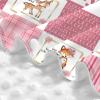Personalized Baby Car Seat Canopy for Babies with Name, Custom Car Seat Covers for Girls, Animals Pink Nursing Breastfeeding Stroller Cover Infant Carseat Canopies for Newborn view 4
