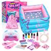 Kids Spa Kit for Girls, Foot Spa Day Kit for Girls, Girl Stuff for Manicures Pedicure, Nail Art Salon Kit Christmas Birthday Gift for 6 7 8 9 10-12 Years Old Girl view 1