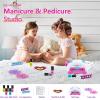 Kids Spa Kit for Girls, Foot Spa Day Kit for Girls, Girl Stuff for Manicures Pedicure, Nail Art Salon Kit Christmas Birthday Gift for 6 7 8 9 10-12 Years Old Girl view 3