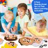 WOBOX 113 Pcs Emotion Learning Felt Board Set for Kids, Montessori Sensory Toys, Interactive Storytelling Kit with 6 Facial Expressions, Early Education Tool for Toddlers view 3