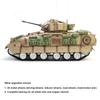 Ssccgym US M2A2 Bradley Large Remote Control Tank RC Battle Light Tank 1/16 War Military Vehicle Simulation Smoke No-Shooting Sound Effect Collection Model 44CM (Metal Upgraded Version) view 2