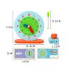 ToysCentral Basics Educational Clock Toy for Kids - Interactive Learning Tool, 16.3cmx17cm view 3