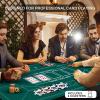 Nmroim Poker Table Top Texas Hold'em Professional Portable Poker Mat for Table,Non-Slip to Reduce Noise with Storage ag and Coaster for Poker Games (71 X 36 Inch) view 2