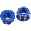 4Pcs Hexagonal Nuts, M4 Aluminum Alloy RC Wheel Hex Nuts & Aluminum Alloy RC 12mm Hex Hub Wheel Rim Brake Disc view 4