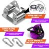 Zipline Kit for Kids and Adutls, Stainless Steel Pulley,Slackline 56ft with Zipline,Zip Lines for BackyardZip Line Kit with Climbing Rope Swing view 4