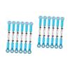 BESTonZON 12pcs Aluminum Turnbuckle Rod Linkage for Rc Trucks Blue Redcat Rc Truck Upgrade Parts view 1