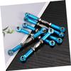BESTonZON 12pcs Aluminum Turnbuckle Rod Linkage for Rc Trucks Blue Redcat Rc Truck Upgrade Parts view 4