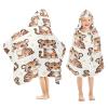 Kigai Cute Tigers Hooded Baby Towel Ultra Soft and Absorbent Hooded Bath Towel for Boy Girl Baby Beach Towel Shower Gift for Newborn Infant Toddler, 50x23.5 Inch view 2
