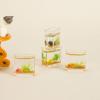 1Pc Transparent Dollhouse Miniature Fish Tank, 1:12 Dollhouse Mini Scene Model Creative Fish Bowl Pretend Home Decoration Gifts,Dollhouse Accessories view 2