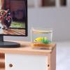 1Pc Transparent Dollhouse Miniature Fish Tank, 1:12 Dollhouse Mini Scene Model Creative Fish Bowl Pretend Home Decoration Gifts,Dollhouse Accessories view 4