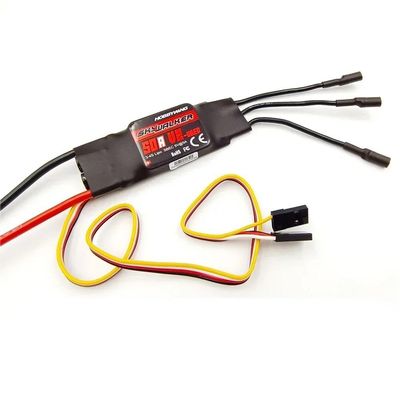 SPARKHOBBY 12A 20A 30A 40A 50A 60A 80A Brushless ESC Speed Controler BEC for Hobbywing Skywalker ESC RC Quadcopter Helicopters Fixed-Wing Drone (1PC Skywalker 50A V2)