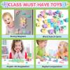 Apluses 99PCS Magnet Toys for Girls Boys, Sensory STEM Magnetic Blocks Building Toys for Kids, Preschool Learning Montessori Toys for 3+ Year Old, Toddler Age 3-5 5-7 view 4