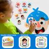 WOBOX 83 Pcs Children's Felt Expression Face DIY Activity Toy, Children's Social Emotional Learning Activity Expression Board Emotional Expression, Educational Puzzle Game Early Education view 4