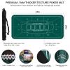 Nmroim Poker Table Top Texas Hold'em Professional Portable Poker Mat for Table,Non-Slip to Reduce Noise with Storage ag and Coaster for Poker Games (47 X 24 Inch) view 3