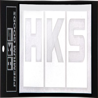 HKS LOGO Sticker W220 WHITE