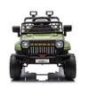 12V Ride On Car for Kids Electric Vehicle Toddlers Battery Powered Truck Car Toy with Remote Control, 4-Wheel Suspension, Battery Display, LED Lights, Music, for Boys Girls, Army Green view 1