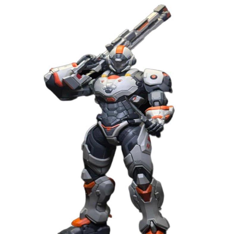 [AC] Oriumeya studio POC001 Genesis Pillar Series, Cane Shaped Power Armored Movable, Action Figure, Body Head, Costume, Accessories, Full Set