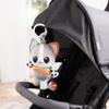 Lamaze Millie Le Chat | Clip On Pram Toy with Multiple Textures, Rattle, Rustling Ears, Satin Ribbons | Sensory Toy for Babies from 0 Months view 3