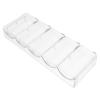 Abaodam Acrylic Poker Chip Tray Clear Plastic Poker Chip Storage Rack Counters Chip Organizer for Poker Night Roulette Games view 1