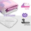Wizland Kids Sleeping Bag Girls Daycare Mat Flannel Kitty Nap Preschool Rest Mats-Kindergarten, Fluffy Warm Portable Pink Nap Thick Nap Roll for Toddlers-61.8"28.3" view 2