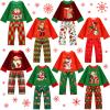Silipull 8 Pcs Christmas Doll Clothes Bulk Christmas Doll Costume Set Xmas Tree Decor Snowman Snowflake Costume Accessories for Xmas Party Decoration(Retro Style) view 1