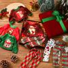 Silipull 8 Pcs Christmas Doll Clothes Bulk Christmas Doll Costume Set Xmas Tree Decor Snowman Snowflake Costume Accessories for Xmas Party Decoration(Retro Style) view 2