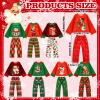 Silipull 8 Pcs Christmas Doll Clothes Bulk Christmas Doll Costume Set Xmas Tree Decor Snowman Snowflake Costume Accessories for Xmas Party Decoration(Retro Style) view 3