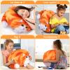 Achwishap Cat Plush,Soft Cat Stuffed Animals,Kawaii Cat Plush Toys,Cute Plushies Cat Body Pillow,Kitten Stuffed Animal Hugging Pillows Plushies Gifts for Kids Adults Birthday Valentine(Orange Cat,18) view 4