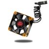 Chanjorlin RC Car Metal Motors Cooling Fan 25mm 30mm 35mm 40mm 50mm RC Heatsink 28000RPM ESC Cooling Fans Glod-Black for 1/8 1/10 1/12 Truck Off Road Crawler Car 540 550 Brushless OR Brushed (35mm) view 1