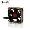Chanjorlin RC Car Metal Motors Cooling Fan 25mm 30mm 35mm 40mm 50mm RC Heatsink 28000RPM ESC Cooling Fans Glod-Black for 1/8 1/10 1/12 Truck Off Road Crawler Car 540 550 Brushless OR Brushed (35mm) view 3