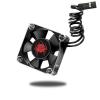 Chanjorlin RC Car Metal Motor Cooling Fan 25mm 30mm 35mm 40mm 50mm RC Heatsink 28000RPM ESC Cooling Fans Silvery-Black for 1/8 1/10 1/12 Truck Off Road Crawler Car 540 550 Brushless OR Brushed (40mm) view 1