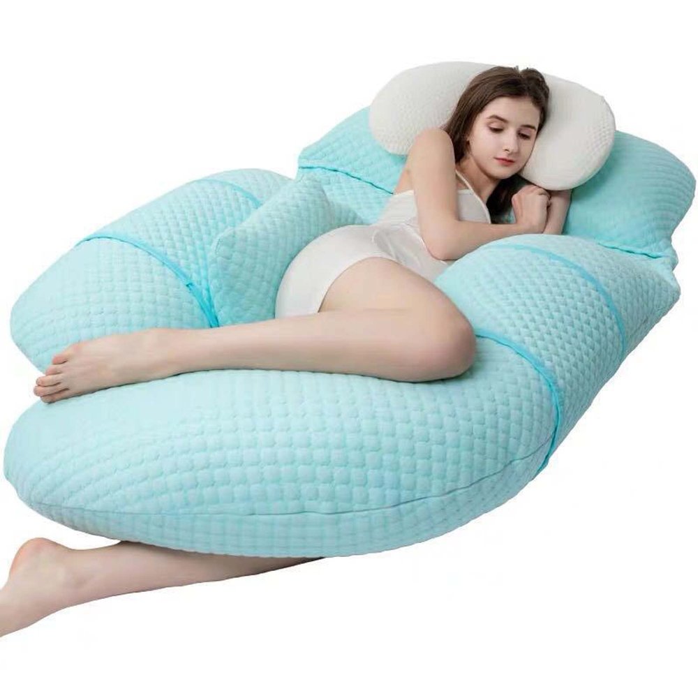 Maternity Body Pillow for Pregnancy, Pregnancy Pillows, U Shaped Pregnancy Pillows for Sleeping, Detachable Maternity Pillow for Pregnant Women