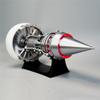 DAOYU Tr900 Turbofan Engine Model, SKYMECHMAN TRENT900 1/15 Scale 3D Printed Functional Engine Model (Electric Light Version), As Shown,silver view 2