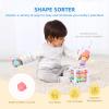 OOOK Montessori Toys for 1 Year Old, 7 in 1 Learning Educational Kit with Sensory Bin,Nesting Box, 3 in 1 Educational Box,Pounding Bench and Baby Stacking Cups view 4