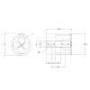 Alomejor KYO 4T PRO Underwater Thruster Motor Sealed Cabin Structure for RC Fishing Bait Boat (CW) view 3