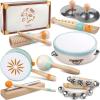 Baby Musical Instruments - Montessori Musical Toys for Toddlers 1-3, Wooden Percussion Instruments Set, Kids Preschool Educational Music Learning Toys, Birthday Gifts for Boys Girls (Neutral) view 1