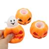 3 PCS Spooky Pumpkin Squeeze Toys - Halloween Fidget Toy for Stress Relief - Cute and Portable Squeeze Toy for Kids and Adults view 1