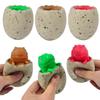 3 PCS Set Squeeze Toys Squishes Toy Decompression Colorful Evil Dinosaur Pop Out Eggs Squeeze Toys,Sensory Fidget Toys,Stress Relief for Kids & Adult Tricky Funny Novelty Toy view 1