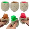 3 PCS Set Squeeze Toys Squishes Toy Decompression Colorful Evil Dinosaur Pop Out Eggs Squeeze Toys,Sensory Fidget Toys,Stress Relief for Kids & Adult Tricky Funny Novelty Toy view 2