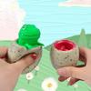 3 PCS Set Squeeze Toys Squishes Toy Decompression Colorful Evil Dinosaur Pop Out Eggs Squeeze Toys,Sensory Fidget Toys,Stress Relief for Kids & Adult Tricky Funny Novelty Toy view 3
