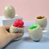 3 PCS Set Squeeze Toys Squishes Toy Decompression Colorful Evil Dinosaur Pop Out Eggs Squeeze Toys,Sensory Fidget Toys,Stress Relief for Kids & Adult Tricky Funny Novelty Toy view 4