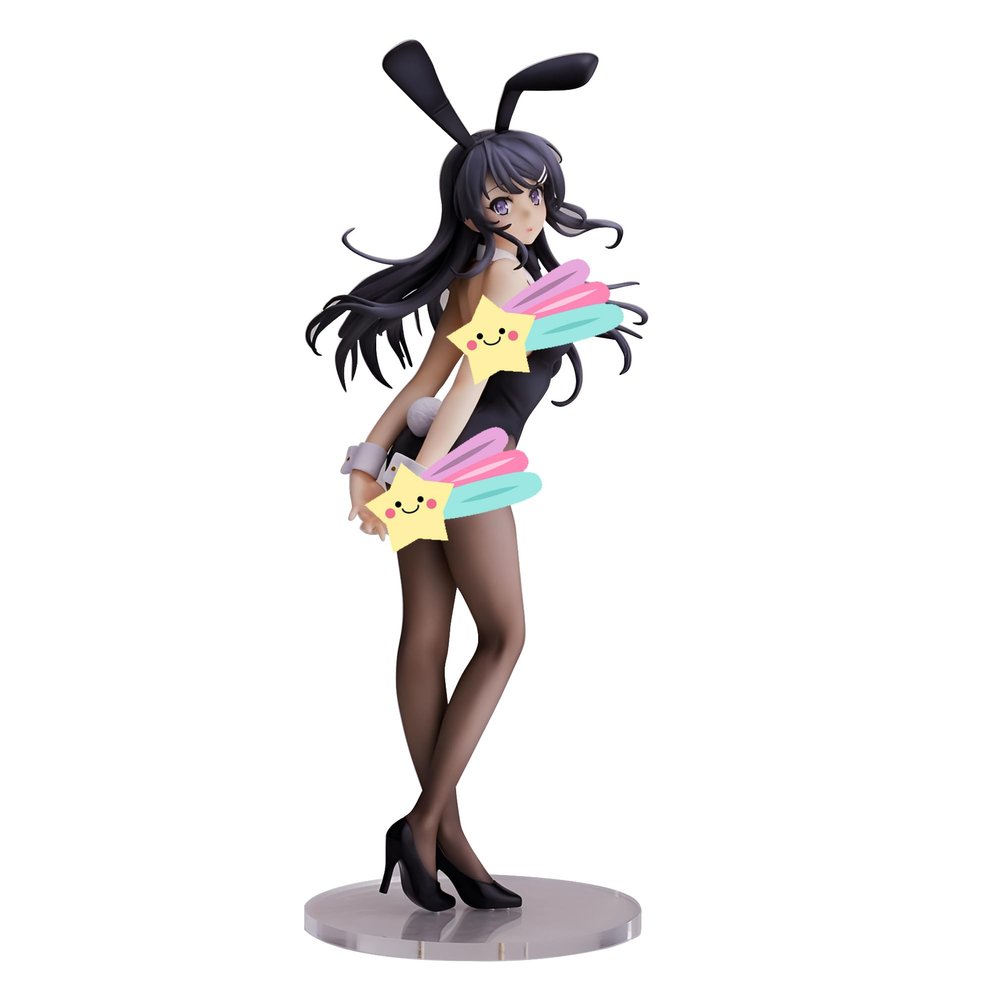AAGWW Bunny Girl Mai Sakurajima Figure, Ornament (Design: Bunny Girl Mai Sakurajima Figure, 1 Piece)