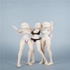 1/12 Scale Female Clothes,Figure Doll Clothes Sports Underwear Bras Briefs Outfit Costume for 6" Female Soldier Action Figure Body Dolls Toys (White) view 2
