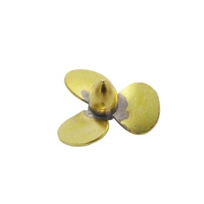 RC Boats Copper 3-Blade Propeller Fits 2mm Shaft, Left and Right Hand Options Available in 12mm, 14mm, 16mm, 23mm Sizes for Scale Marine and Submarine Models(D23mm Right Hand)
