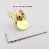 RC Boats Copper 3-Blade Propeller Fits 2mm Shaft, Left and Right Hand Options Available in 12mm, 14mm, 16mm, 23mm Sizes for Scale Marine and Submarine Models(D23mm Right Hand) view 3