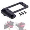 1/10 RC Servo Mount, Aluminum Front Axle BAT Servo Mount Low Center of Gravity for 1/10 RC Crawler Car VP Capra F9 DIY LCG Chassis Upgrade Parts(Black) view 1