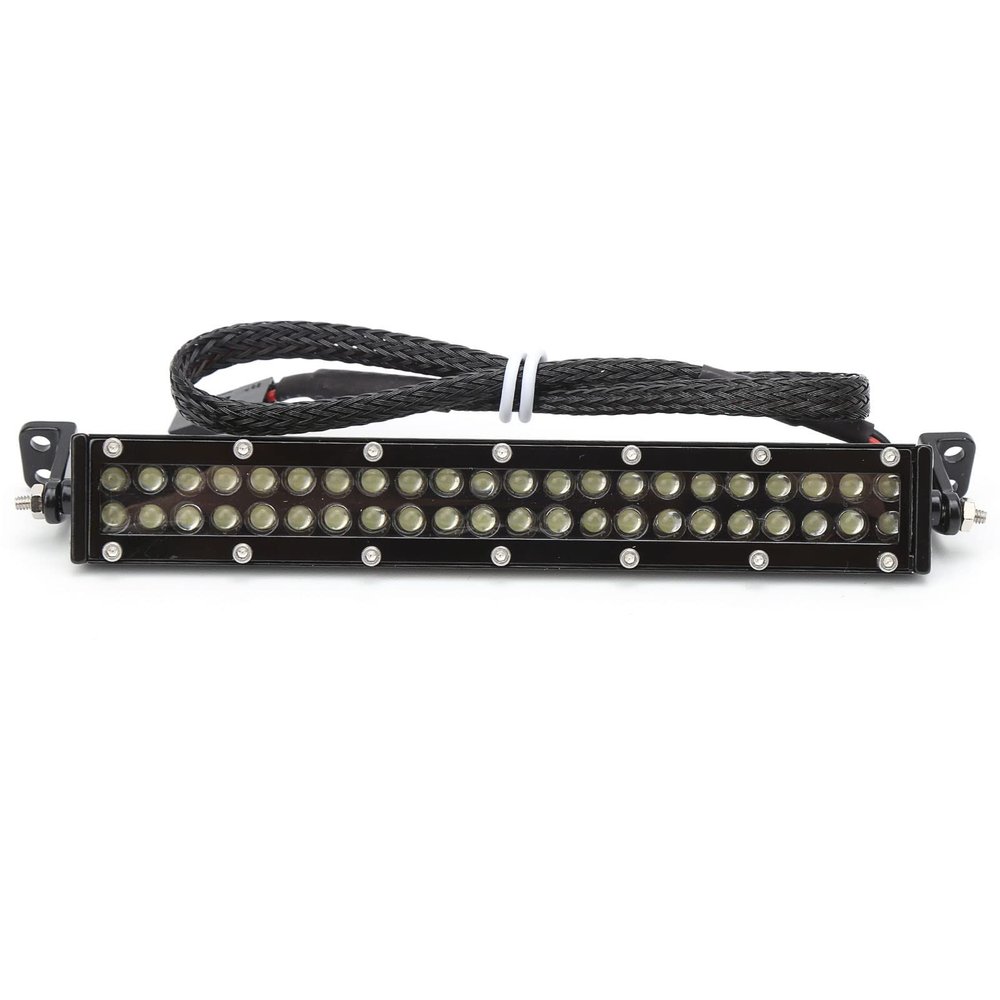Enhanced LED Light Bar for 1/10 RC Crawlers Boost Your Night Crawling Experience with Bright, Adjustable Roof Lamp