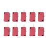 10Pcs Red 3Pins Push Button Gaming, Micro Switch Micro Switch Replacement for Game view 3